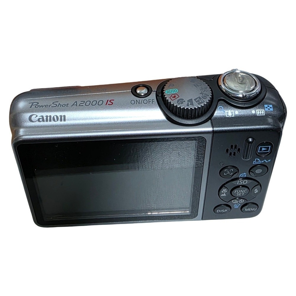 Canon PowerShot A2000 IS 10.0MP Digital Camera Gunmetal and Silver SD Card Cable - Picture 7 of 14